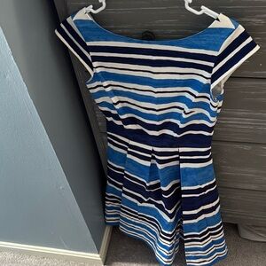 Kate Spade Navy and White Striped Dress